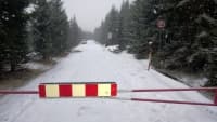 souš silnice kolem Souše 18.4. 1